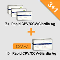 3+1 Zvýhodněný balíček testů CPV/CCV/Giardia Ag